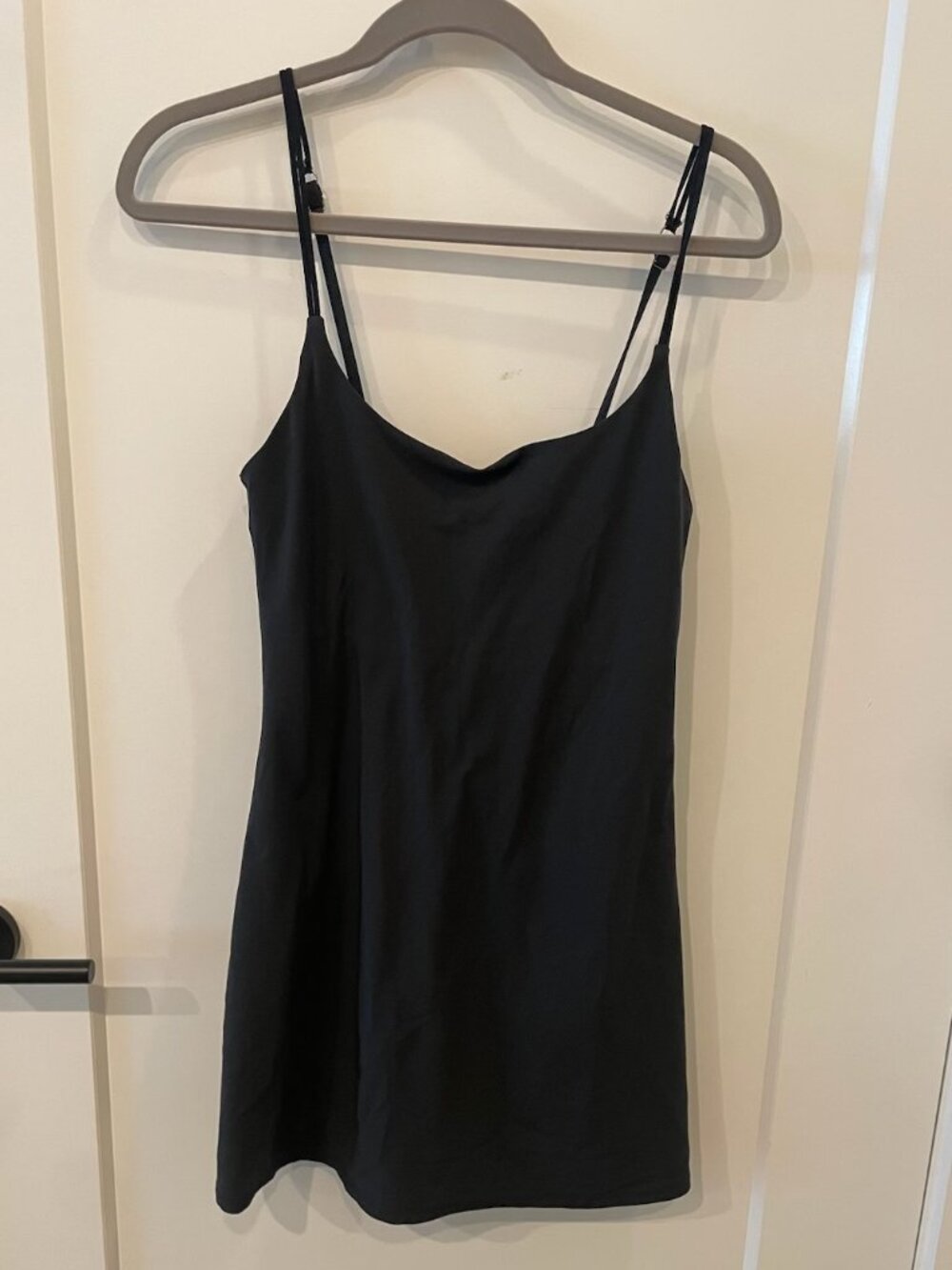 Abercrombie & Fitch Black Slip Dress Small Cowl Neck Mini